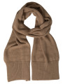 Scarves Elegant Camel Brown Women's Scarf 430,00 € 8057155124077 | Planet-Deluxe