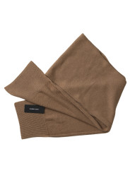 Scarves Elegant Camel Brown Women's Scarf 430,00 € 8057155124077 | Planet-Deluxe