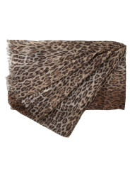 Scarves Elegant Silk Neck Wrap Scarf in Luxurious Brown 710,00 € 8056454101079 | Planet-Deluxe