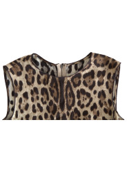 Tops & T-Shirts Elegant Leopard Print Tank Top 1.140,00 € 8051043522853 | Planet-Deluxe