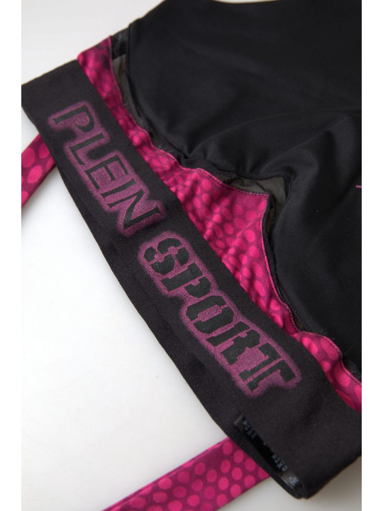 Underwear Sleek Black Sports Bra with Fuchsia Accent 190,00 € 4059623220599 | Planet-Deluxe