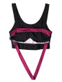 Underwear Sleek Black Sports Bra with Fuchsia Accent 190,00 € 4059623220599 | Planet-Deluxe