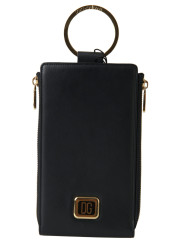 Wallets Elegant Black Leather Cardholder with Zip Detail 990,00 € 8050249422806 | Planet-Deluxe