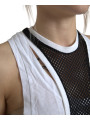 Tops & T-Shirts Monochrome Cotton-Linen Blend Tank Top 1.060,00 € 8058320626549 | Planet-Deluxe
