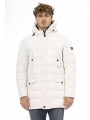 Jackets Elegant White Hooded Zip Jacket 830,00 € 2000051577702 | Planet-Deluxe