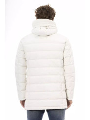 Jackets Elegant White Hooded Zip Jacket 830,00 € 2000051577702 | Planet-Deluxe