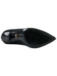 Boots Elegant Black Viscose Mid-Calf Boots 2.370,00 € 8057155282388 | Planet-Deluxe
