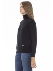 Sweaters Elegant Turtleneck Sweater in Luxe Wool-Cashmere Blend 1.060,00 € 8100003490043 | Planet-Deluxe