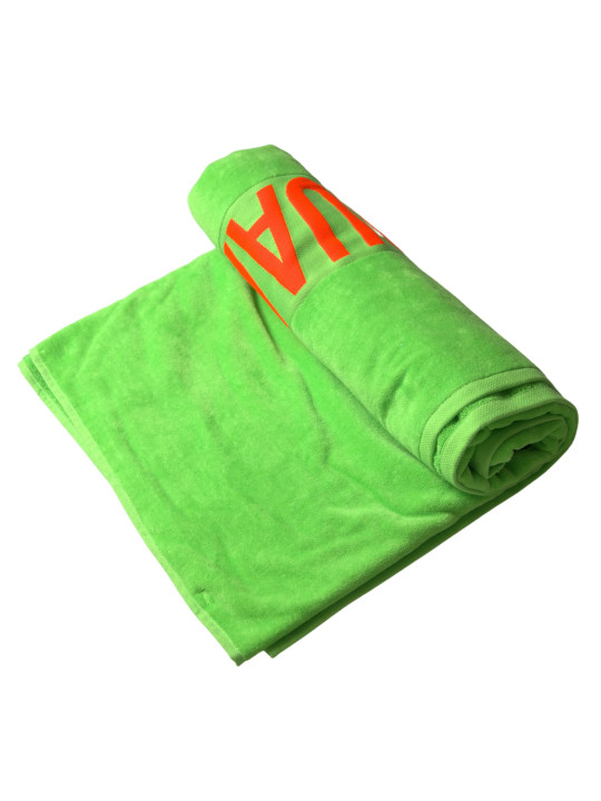 Other Chic Green Cotton Beach Towel 260,00 € 8032674654472 | Planet-Deluxe