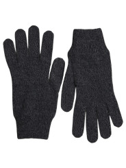 Gloves Elegant Virgin Wool Winter Gloves in Gray 380,00 € 8056305033573 | Planet-Deluxe