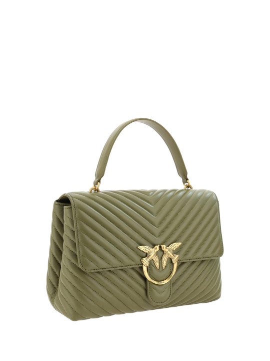 Handbags Emerald Elegance Calf Leather Handbag 550,00 € 8057769070692 | Planet-Deluxe