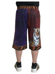 Shorts Chic Multicolor Bermuda Shorts with Exotic Print 1.670,00 € 8052145707834 | Planet-Deluxe