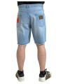 Shorts Elegant Light Blue Denim Bermuda Shorts 2.100,00 € 8052145062346 | Planet-Deluxe