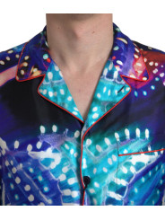 Shirts Psychedelic Print Silk Pajama Shirt 3.500,00 € 8052145217937 | Planet-Deluxe