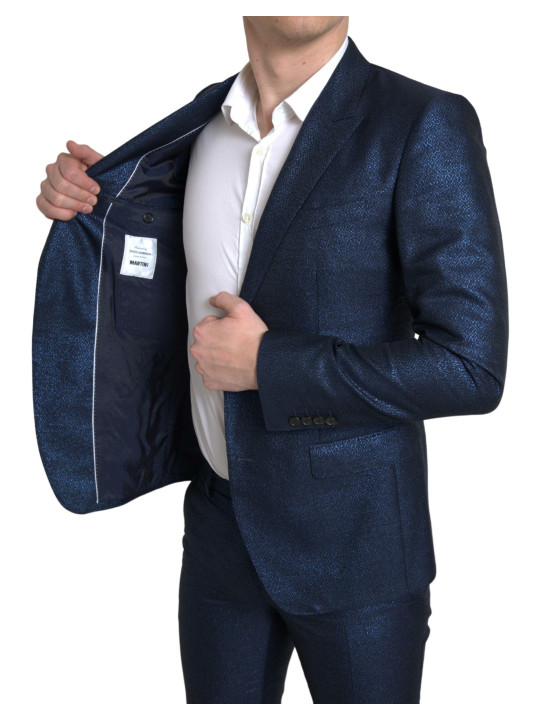 Suits Metallic Blue Martini Slim Fit Suit 4.530,00 € 8051124207013 | Planet-Deluxe