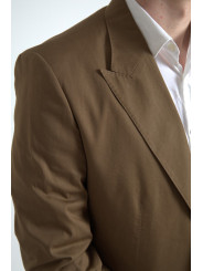 Suits Elegant Brown Silk Blend Taormina Suit 6.270,00 € 8054802262595 | Planet-Deluxe