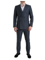 Suits Elegant Blue Silk Blend Martini Suit 5.990,00 € 8054802701391 | Planet-Deluxe