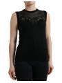 Tops & T-Shirts Elegant Lace Trim Sleeveless Tank Top 2.190,00 € 8052145146091 | Planet-Deluxe