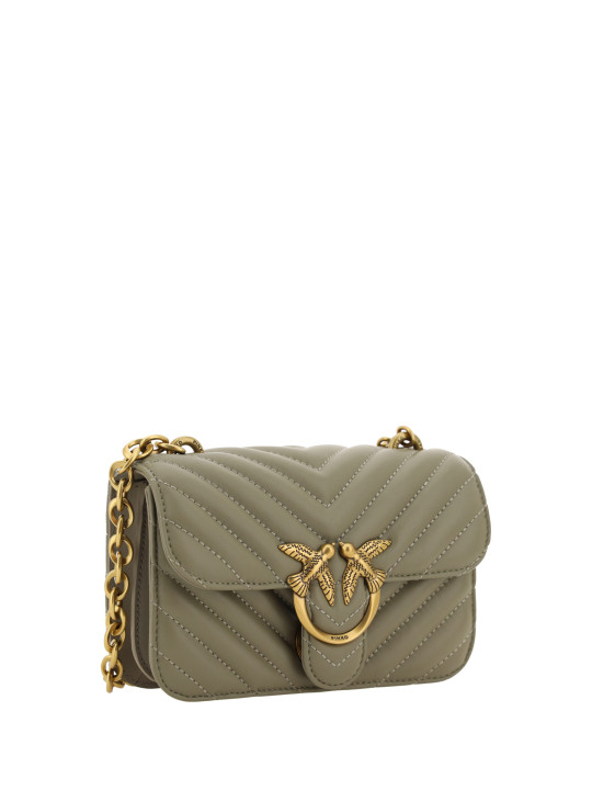 Shoulder Bags Chic Mini Love Bell Shoulder Bag in Noce Green 370,00 € 8057769070753 | Planet-Deluxe