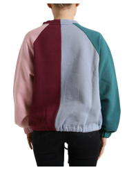 Sweaters Elegant Multicolor Crew Neck Cotton Sweater 1.840,00 € 8057142382978 | Planet-Deluxe