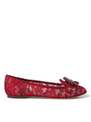 Flat Shoes Elegant Floral Lace Vally Flats 1.820,00 € 8058696077495 | Planet-Deluxe