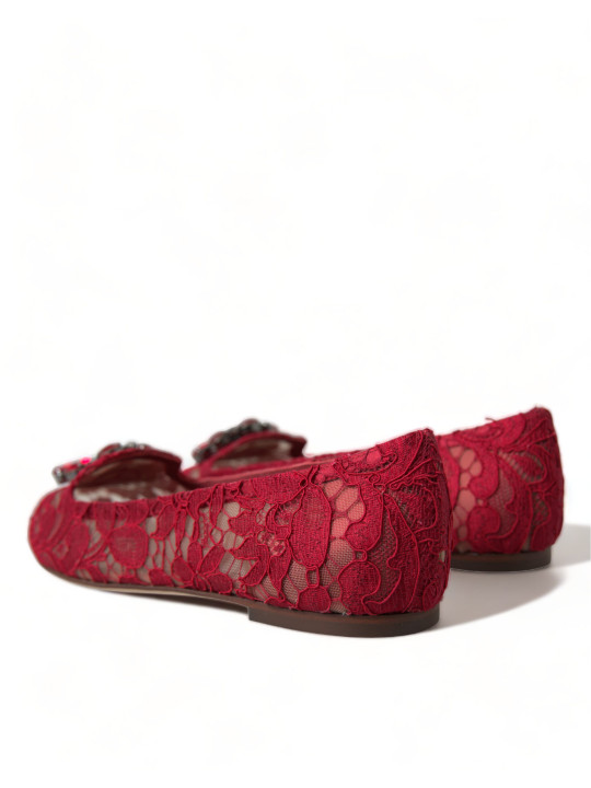 Flat Shoes Elegant Floral Lace Vally Flats 1.820,00 € 8058696077495 | Planet-Deluxe