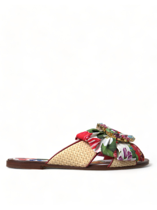 Flat Shoes Exquisite Floral Print Flat Sandals 2.200,00 € 8054802920877 | Planet-Deluxe