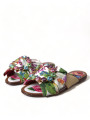 Flat Shoes Exquisite Floral Print Flat Sandals 2.200,00 € 8054802920877 | Planet-Deluxe