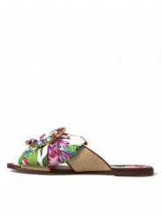 Flat Shoes Exquisite Floral Print Flat Sandals 2.200,00 € 8054802920877 | Planet-Deluxe