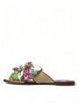 Flat Shoes Exquisite Floral Print Flat Sandals 2.200,00 € 8054802920877 | Planet-Deluxe