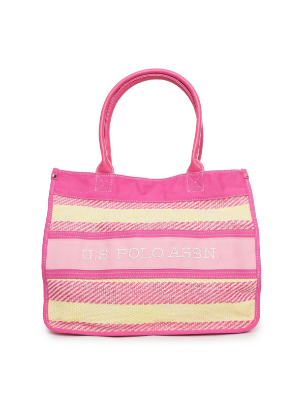 Rosa gestreifte U.S. Polo Assn Tasche Rosa gestreifte U.S. Polo Assn Tasche