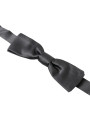 Ties & Bowties Elegant Dark Anthracite Silk Bow Tie 190,00 € 8056538949290 | Planet-Deluxe