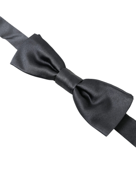 Ties & Bowties Elegant Anthracite Gray Silk Bow Tie 140,00 € 8058349449471 | Planet-Deluxe