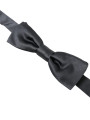 Ties & Bowties Elegant Anthracite Gray Silk Bow Tie 140,00 € 8058349449471 | Planet-Deluxe