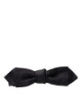 Ties & Bowties Elegant Silk Black Bow Tie for Gentleman 190,00 € 8058301889598 | Planet-Deluxe