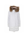 Jackets & Coats Chic Quilted Nylon Down Jacket with Fur Hood 540,00 € 8052018089678 | Planet-Deluxe