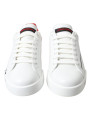 Sneakers Chic Red and White Leather Sneakers 1.660,00 € 8054319102278 | Planet-Deluxe