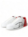 Sneakers Chic Red and White Leather Sneakers 1.660,00 € 8054319102278 | Planet-Deluxe