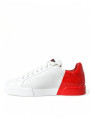 Sneakers Chic Red and White Leather Sneakers 1.660,00 € 8054319102278 | Planet-Deluxe