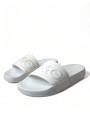 Sandals Elegant White Logo Slides 1.090,00 € 8054802598496 | Planet-Deluxe