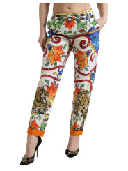 Jeans & Pants Majolica Print Tapered Cotton Pants 1.320,00 € 8051124705403 | Planet-Deluxe