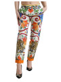 Jeans & Pants Majolica Print Tapered Cotton Pants 1.320,00 € 8051124705403 | Planet-Deluxe