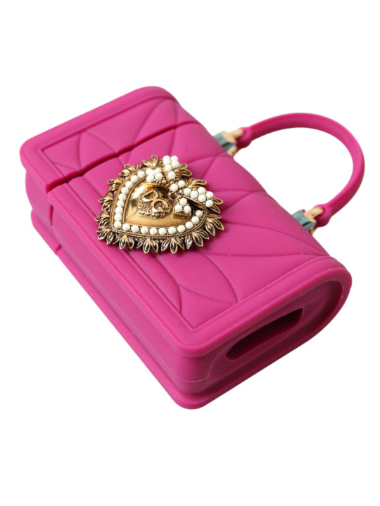 Other Chic Quilted Silicone Airpods Case - Pink &amp Gold 410,00 € 8050249421557 | Planet-Deluxe
