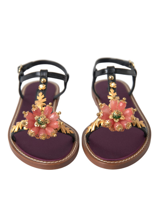 Flat Shoes Elegant Crystal-Adorned Flat Sandals 2.010,00 € 8058301886986 | Planet-Deluxe