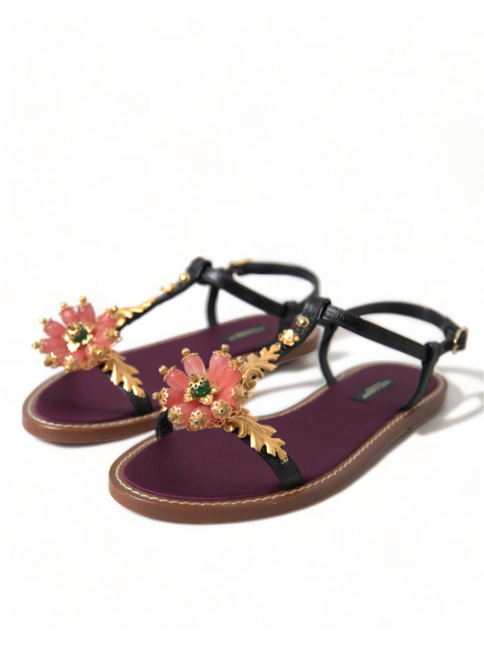 Flat Shoes Elegant Crystal-Adorned Flat Sandals 2.010,00 € 8058301886986 | Planet-Deluxe