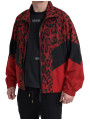 Jackets Red Leopard Zip Sweater Jacket 2.380,00 € 8052145169083 | Planet-Deluxe