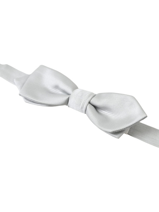 Ties & Bowties Elegant Silk Bow Tie in Grey 150,00 € 8056305869424 | Planet-Deluxe
