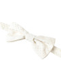 Ties & Bowties Elegant Ivory Fantasy Pattern Silk Bow Tie 200,00 € 8058696591915 | Planet-Deluxe