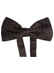 Ties & Bowties Elegant Silk Brown Bow Tie 200,00 € 8054802873142 | Planet-Deluxe