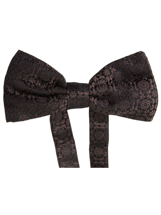 Ties & Bowties Elegant Silk Brown Bow Tie 200,00 € 8054802873142 | Planet-Deluxe